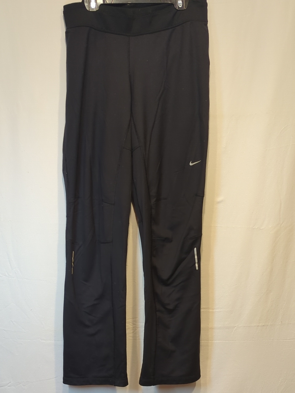 Nike Women’s Black Athletic Pants - Reflective Logo